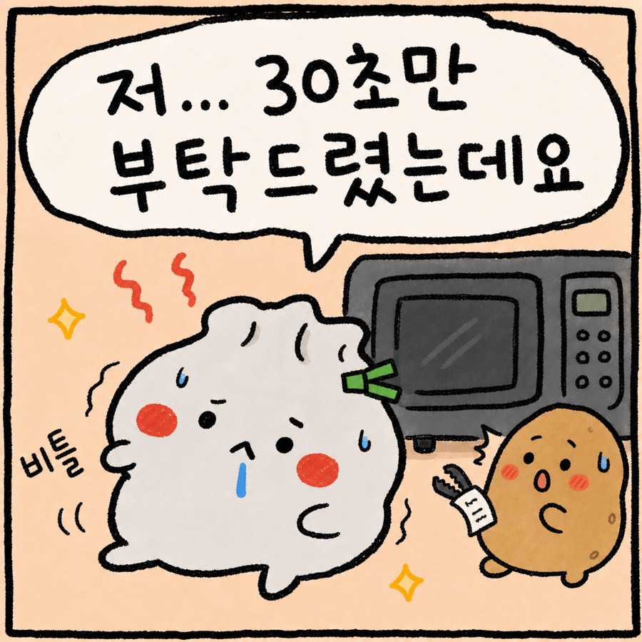 대충 그린 듯 귀여운 느낌 예시